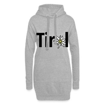 Tirol - Hoodie-Kleid - Grau meliert - Vorne