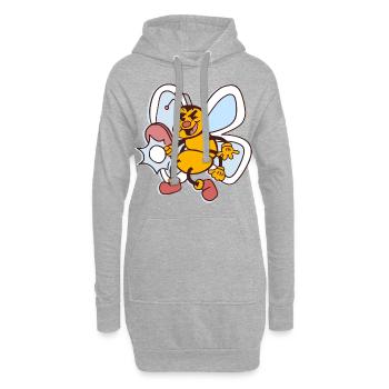 Table Tennis Bee Ping-Pong Outfit Bees - Sweat-shirt à capuche long Femme - gris chiné - Devant