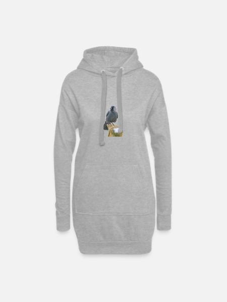 Jackdaw - Hoodie Dress - heather grey