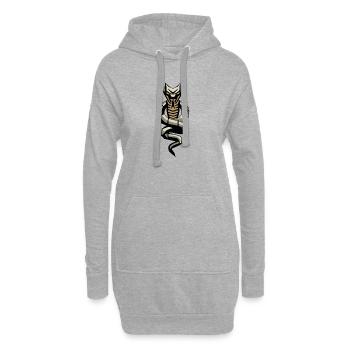 SNAKE LEVEL 3 - Hoodie-Kleid - Grau meliert - Vorne