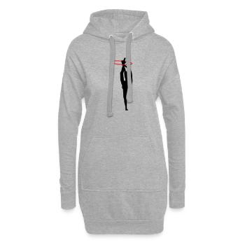 Gymnastik - Hoodie-Kleid - Grau meliert - Vorne