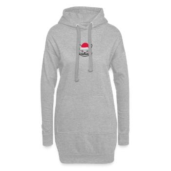 Nikolaus Kitteh - Hoodie-Kleid - Grau meliert - Vorne