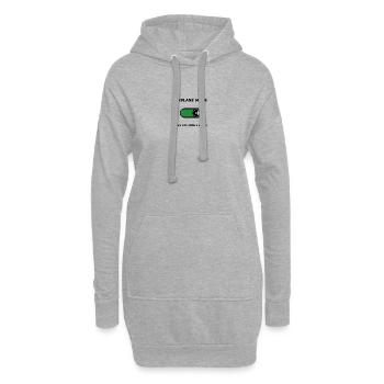AIRPLANE MODE | Social Functions Disabled  - Hoodie-Kleid - Grau meliert - Vorne