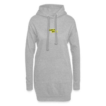 Promille, Malle - Hoodie-Kleid - Grau meliert - Vorne