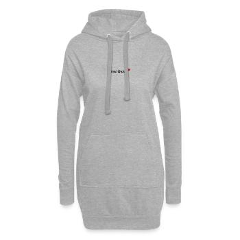 ALLES GUTE ZUM NEUEN JAHR. SILVESTER. NEUJAHR - Hoodie-Kleid - Grau meliert - Vorne