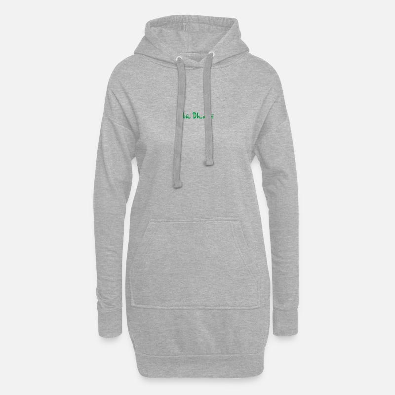 ABU DHABI - Hoodie-Kleid - Grau meliert