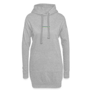 Bitte Design hochladen - Hoodie-Kleid - Grau meliert - Vorne