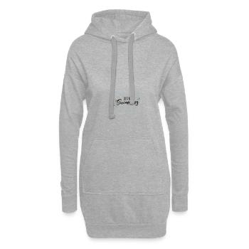 keep swimming - Hoodie-Kleid - Grau meliert - Vorne