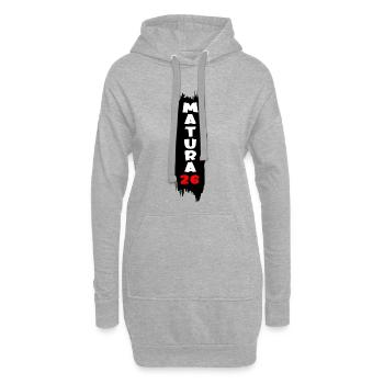 Matura Autriche 2026 - Sweat-shirt à capuche long Femme - gris chiné - Devant