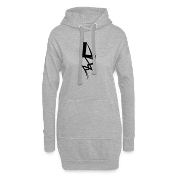 Blitz - Hoodie-Kleid - Grau meliert - Vorne