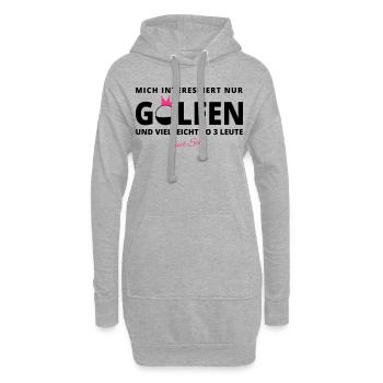GOLFER-INTERESSE Sekt - Hoodie-Kleid - Grau meliert - Vorne