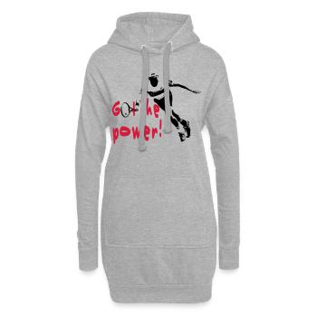 Tennis - Hoodie-Kleid - Grau meliert - Vorne