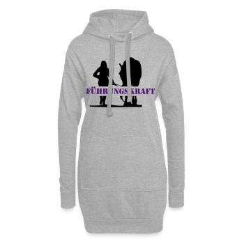 2541614 10458015 fuehrungskraft - Hoodie-Kleid - Grau meliert - Vorne