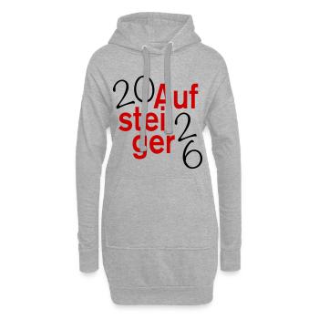 Promoted 2026 Promotion - Hoodie Dress - heather grey - Front