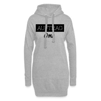 Order Grandma Family Funny Grandmother Gift - Hoodie Dress - heather grey - Front