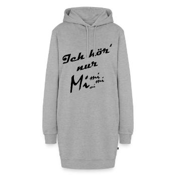 Mimimi - Hoodie-Kleid - Grau meliert - Vorne
