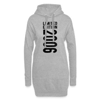 édition limitée 2006 - Sweat-shirt à capuche long Femme - gris chiné - Devant
