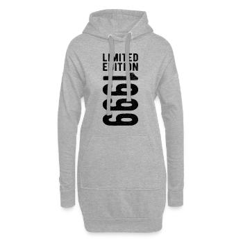 édition limitée 1999 - Sweat-shirt à capuche long Femme - gris chiné - Devant