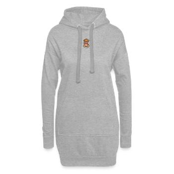Pixel MiniBear Denmark - Sweat-shirt à capuche long Femme - gris chiné - Devant