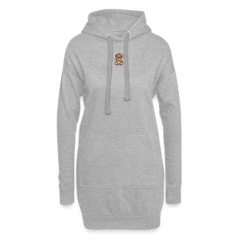 Pixel MiniBear Bulgaria - Sweat-shirt à capuche long Femme - gris chiné - Devant