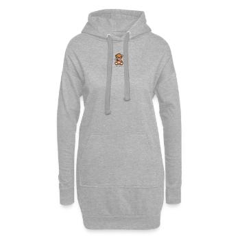 Pixel MiniBear Czech Republic - Sweat-shirt à capuche long Femme - gris chiné - Devant