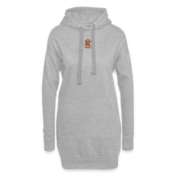 Pixel MiniBear Switzerland - Sweat-shirt à capuche long Femme - gris chiné - Devant