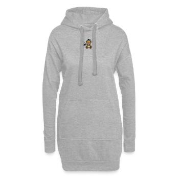 Pixel MiniBear Racing - Sweat-shirt à capuche long Femme - gris chiné - Devant