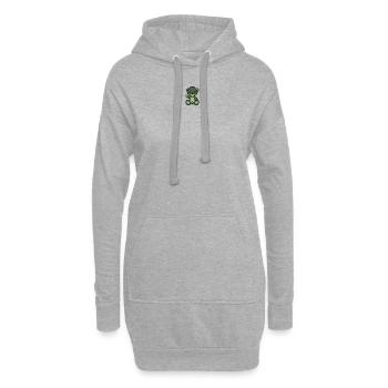 Pixel MiniBear Zombie - Sweat-shirt à capuche long Femme - gris chiné - Devant