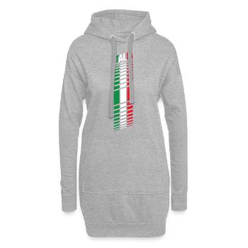 Italia Racing 02 - Hoodie-Kleid - Grau meliert - Vorne