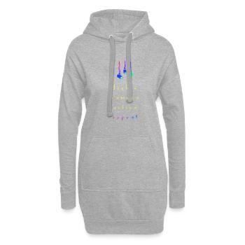 Regisseur Film Filmcrew Geschenk - Hoodie-Kleid - Grau meliert - Vorne