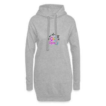 Equality - Hoodie Dress - heather grey - Front