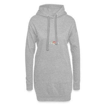 No Fins No Future Safe Sharks - Hoodie-Kleid - Grau meliert - Vorne