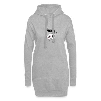 Tarock Offizielles Shirt - Hoodie-Kleid - Grau meliert - Vorne