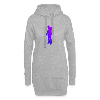 Escalade de bloc Escalade Escalade Hommes - Sweat-shirt à capuche long Femme - gris chiné - Devant