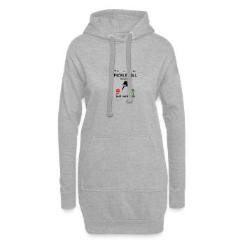 Pickleball Spieler Ballsport Pickleball Geschenk - Hoodie-Kleid - Grau meliert - Vorne