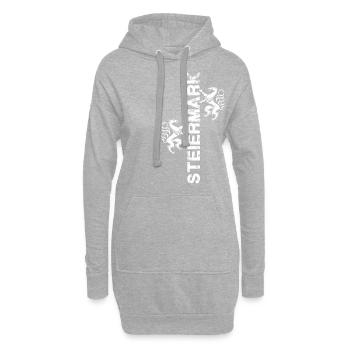 Steiermark - Hoodie-Kleid - Grau meliert - Vorne