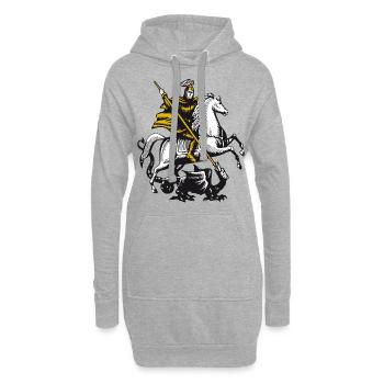 Chevalier & Dragon Dragon Slayer Cheval et - Sweat-shirt à capuche long Femme - gris chiné - Devant