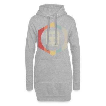 Zug - Hoodie-Kleid - Grau meliert - Vorne
