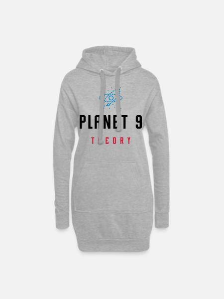 PLANET 9 THEORY / PLANET X - Hoodie Dress - heather grey