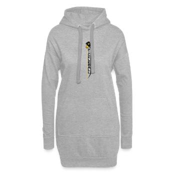Pickleball - Sweat-shirt à capuche long Femme - gris chiné - Devant