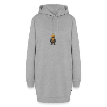 Ente Winter - Hoodie-Kleid - Grau meliert - Vorne