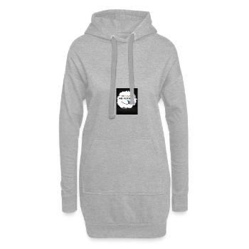 No Fins No Future Safe Sharks - Hoodie-Kleid - Grau meliert - Vorne