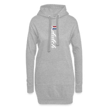 Pays-Bas Pays-Bas Pays-Bas - Sweat-shirt à capuche long Femme - gris chiné - Devant