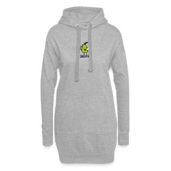 Shakes-Pear, Shakespeare lustige Birne Wortspiel Cartoon - Hoodie-Kleid - Grau meliert - Vorne