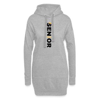 Back To School - Hoodie Dress - heather grey - Front