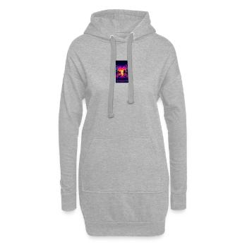 Design de coucher de soleil à Phuket en Thaïlande - Sweat-shirt à capuche long Femme - gris chiné - Devant