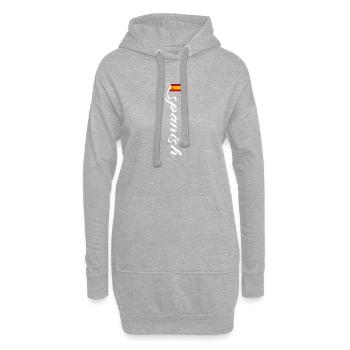 Spanien - Hoodie-Kleid - Grau meliert - Vorne