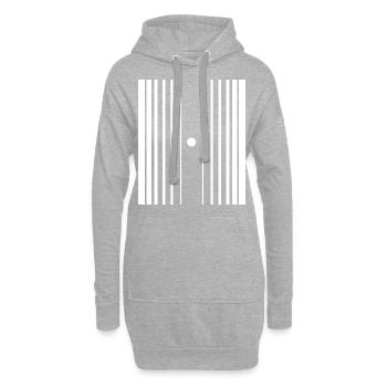 Effet physique dopé nerd science physique - Sweat-shirt à capuche long Femme - gris chiné - Devant