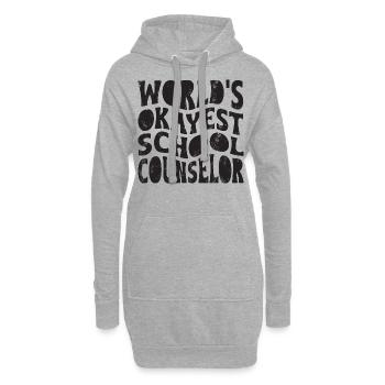 Le conseiller scolaire le plus correct du monde - Sweat-shirt à capuche long Femme - gris chiné - Devant