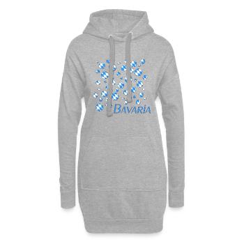 Bavaria - Hoodie-Kleid - Grau meliert - Vorne